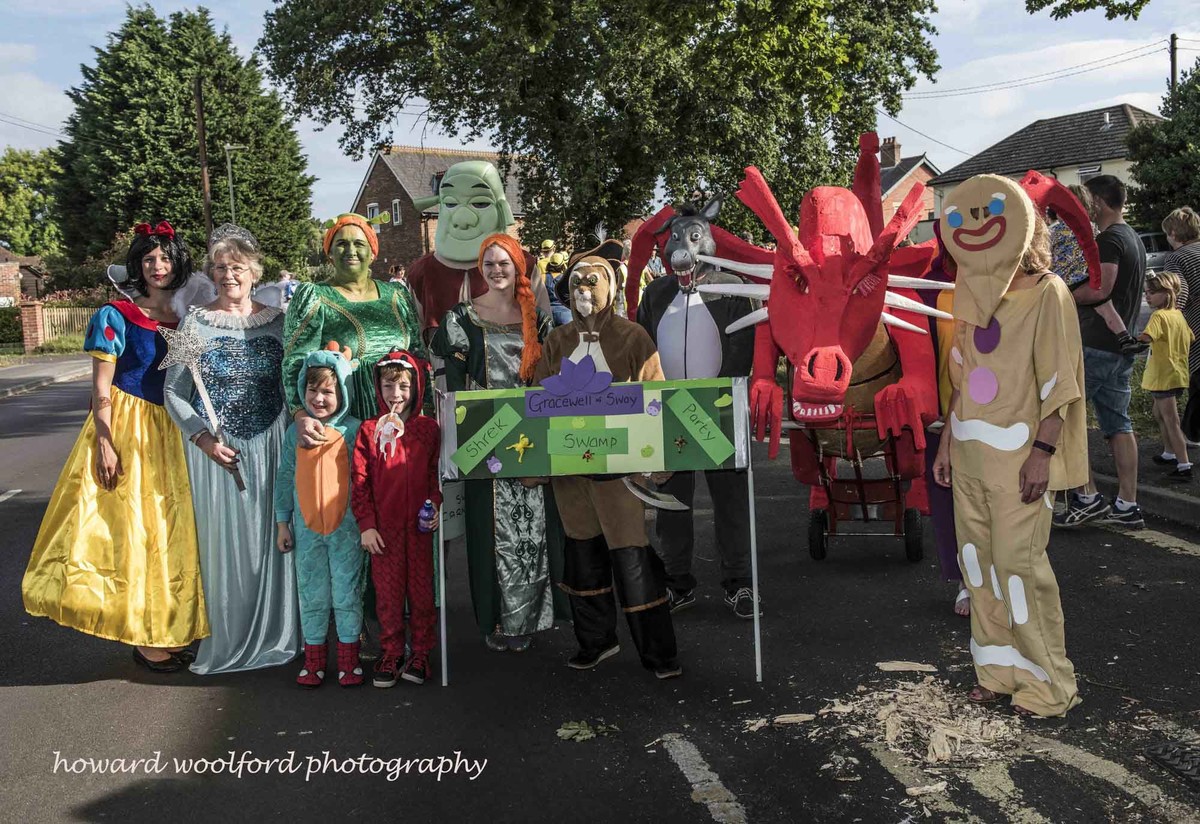 Carnival parade Shrek fancy dress