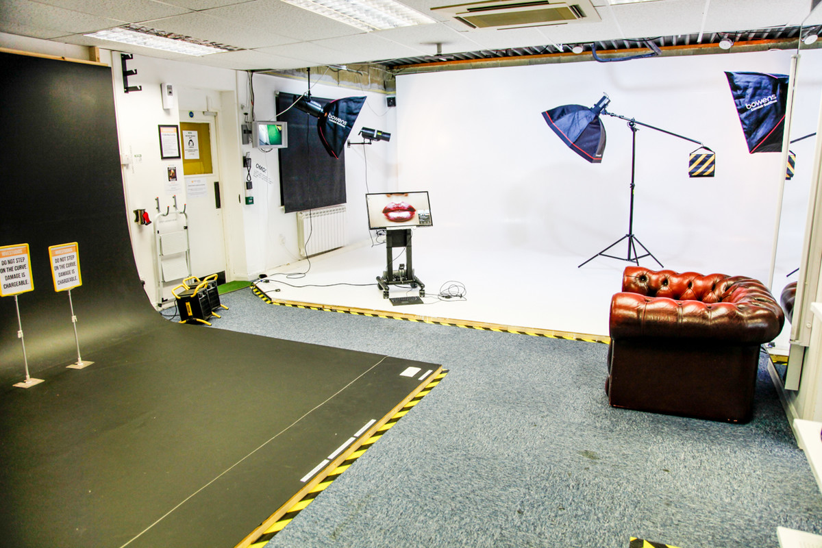 interior of photography studio